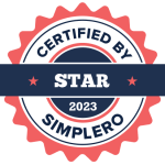 Simplero Certified Expert Badge 2023